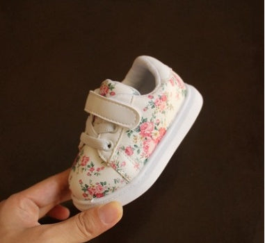 Baby small floral toddler shoes