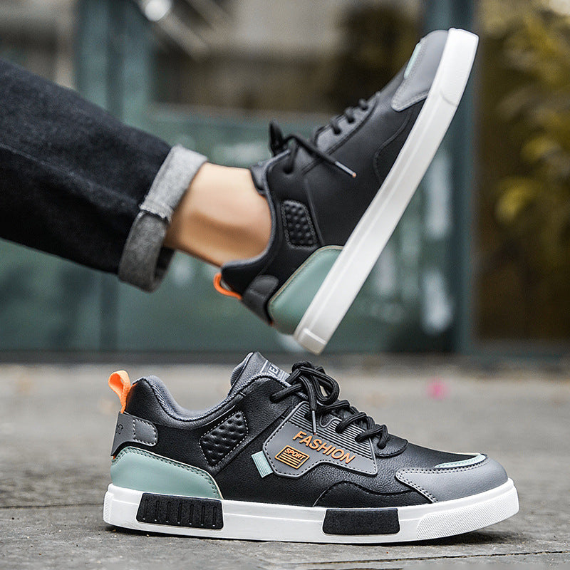 Leather Casual Special-interest Design Sports Board Shoes ( Available )