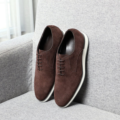 All-matching British Style Suit Business Formal Wear Leather Shoes