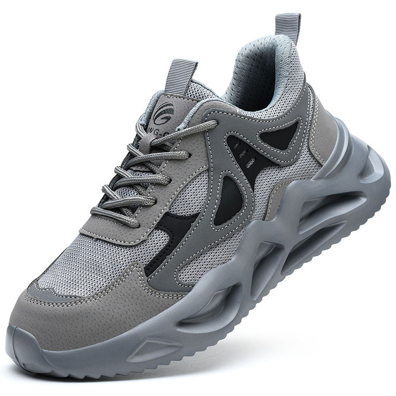 Summer Men's Labor Protection Shoes Deodorant And Breathable Lightweight