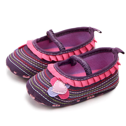 Four flower baby toddler shoes
