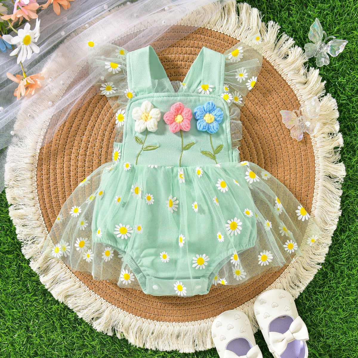 Baby Girl Flower Romper Bangladesh - Small China Town