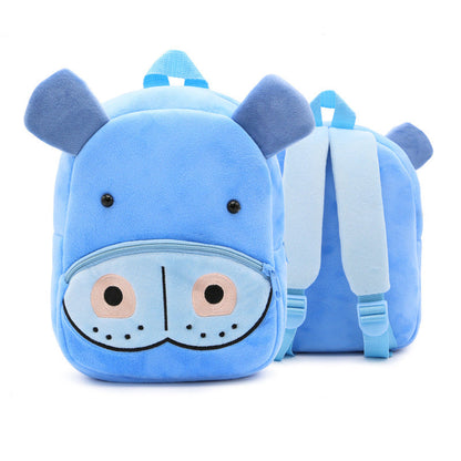 Cute Plush Backpacks Kindergarten Cartoon School Bags Children Animal Toys Bag (Available)