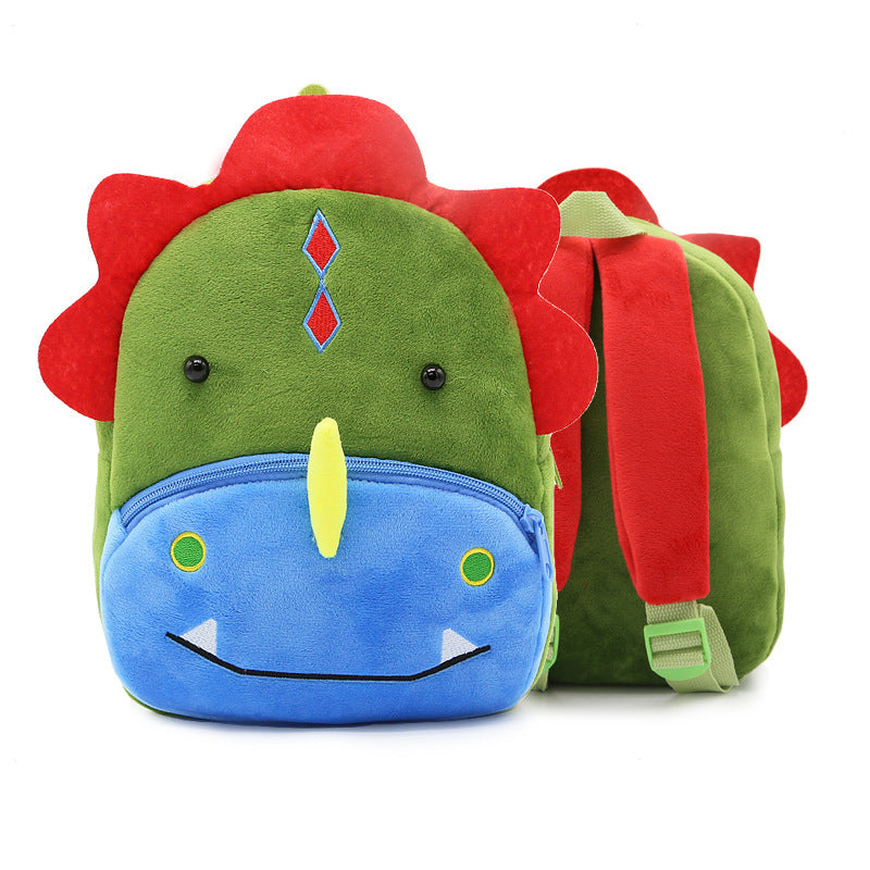 Cute Plush Backpacks Kindergarten Cartoon School Bags Children Animal Toys Bag (Available)