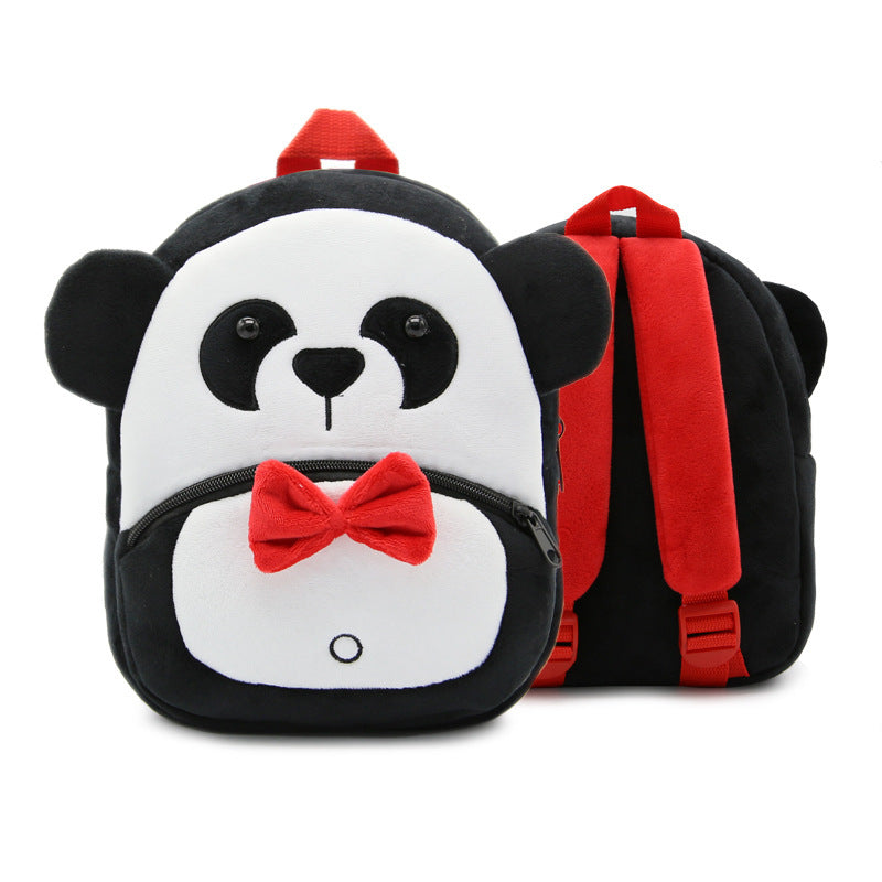 Cute Plush Backpacks Kindergarten Cartoon School Bags Children Animal Toys Bag (Available)