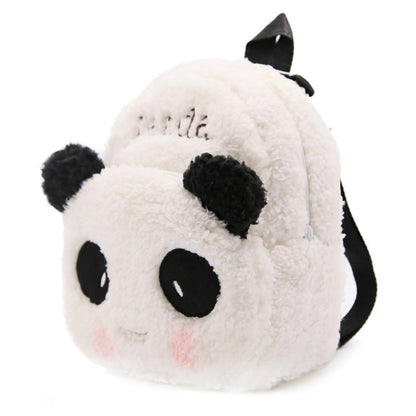 Panda School Backpack with cute cartoon design, padded shoulder straps, spacious compartments, and lightweight construction for boys and girls