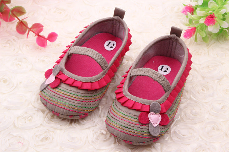 Four flower baby toddler shoes