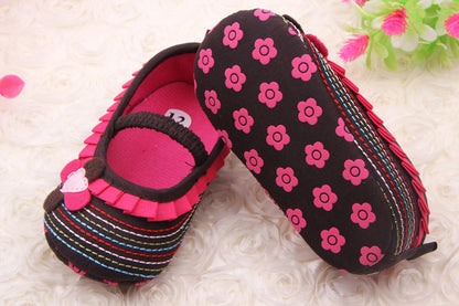 Four flower baby toddler shoes