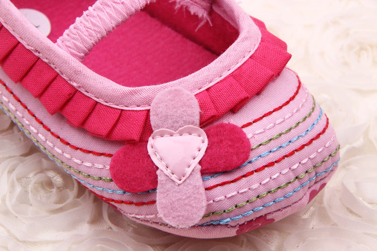 Four flower baby toddler shoes