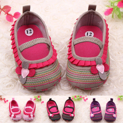 Four flower baby toddler shoes