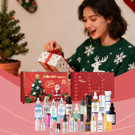 Christmas Countdown Cosmetics Skin Care Gift Box