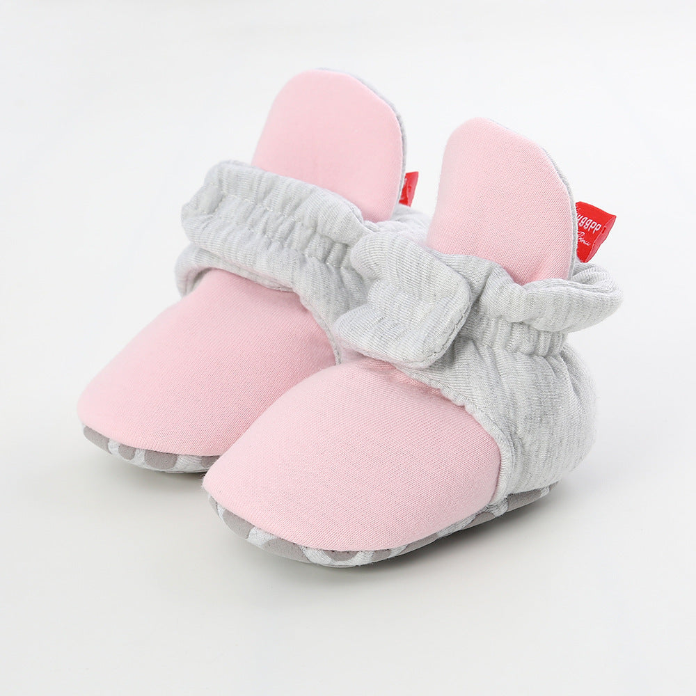 Knitted baby cotton shoes