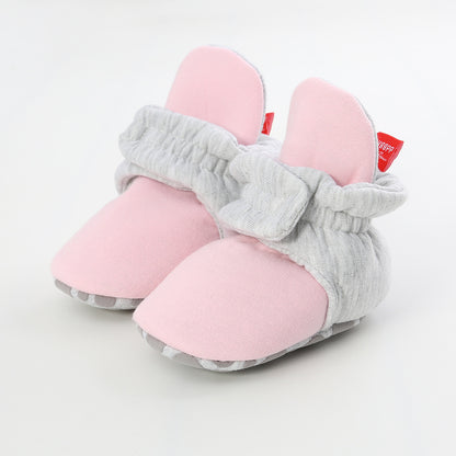Knitted baby cotton shoes