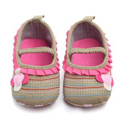 Four flower baby toddler shoes
