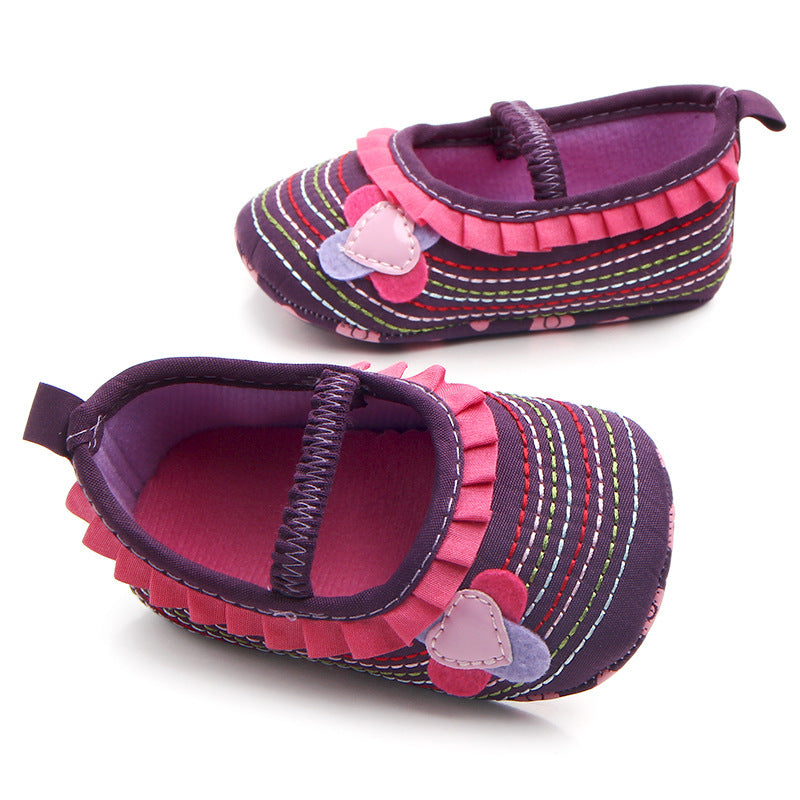 Four flower baby toddler shoes