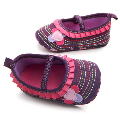 Four flower baby toddler shoes