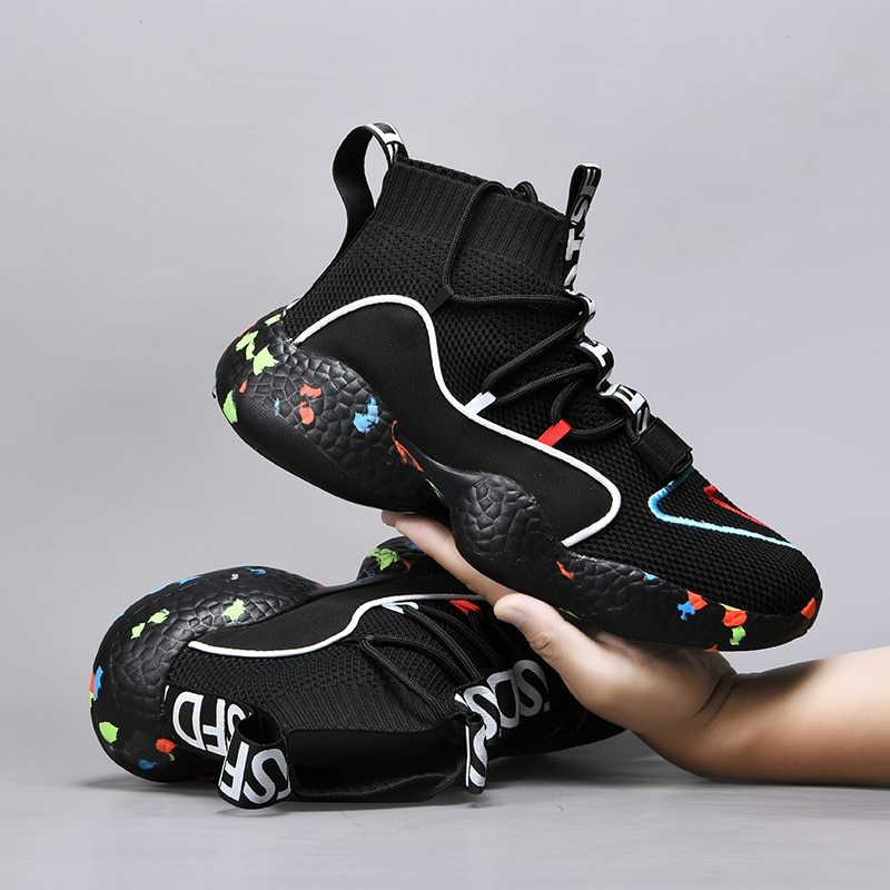 Men Sneakers Summer Fashion Running Shoes Breathable Men Vulcanize Shoes Flat Soft tennis Shoes ( Available )