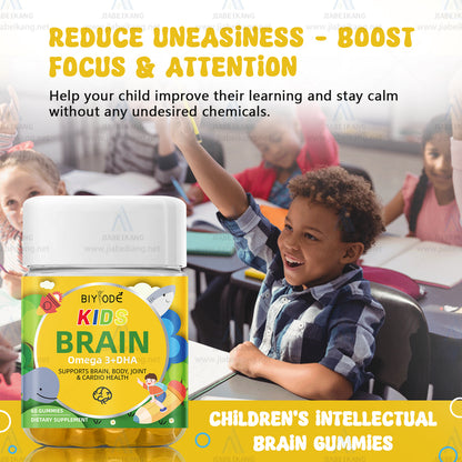Custom Label Supplement Manufacturer Kids Brain Health DHA Focus Gummies