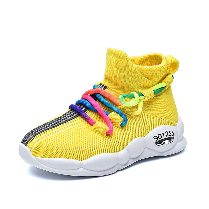 Fly Knit Lightweight Children's Casual Sports Shoes (Available)
