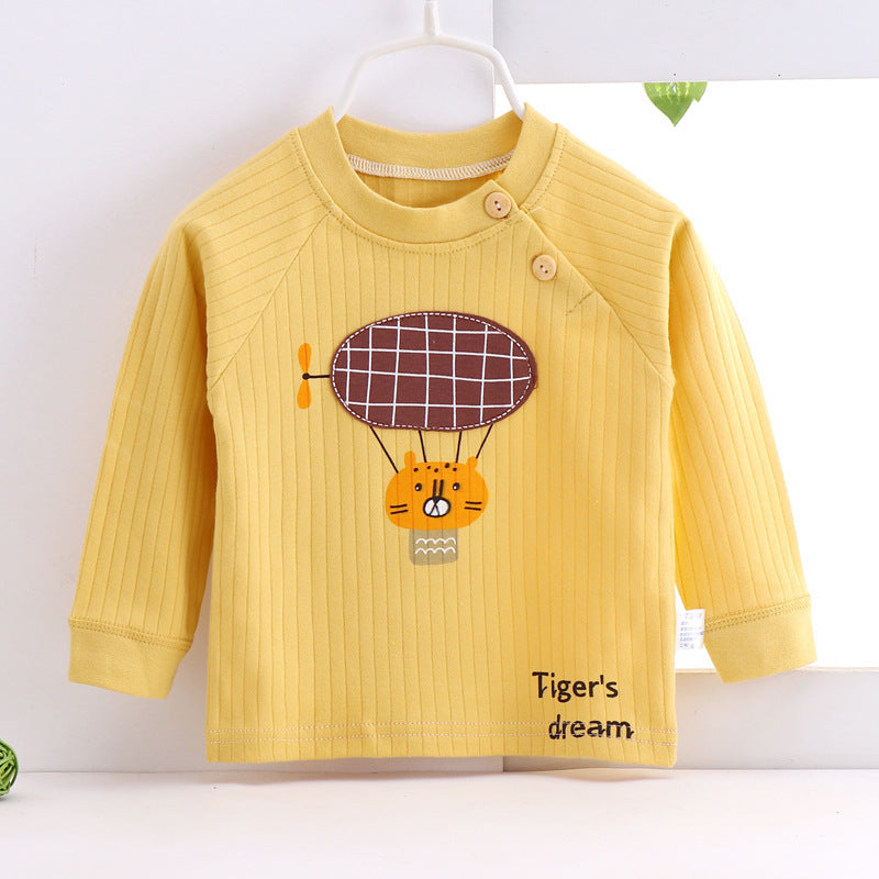 Autumn and Winter Clothes Boys and Girls Children's Home Underwear