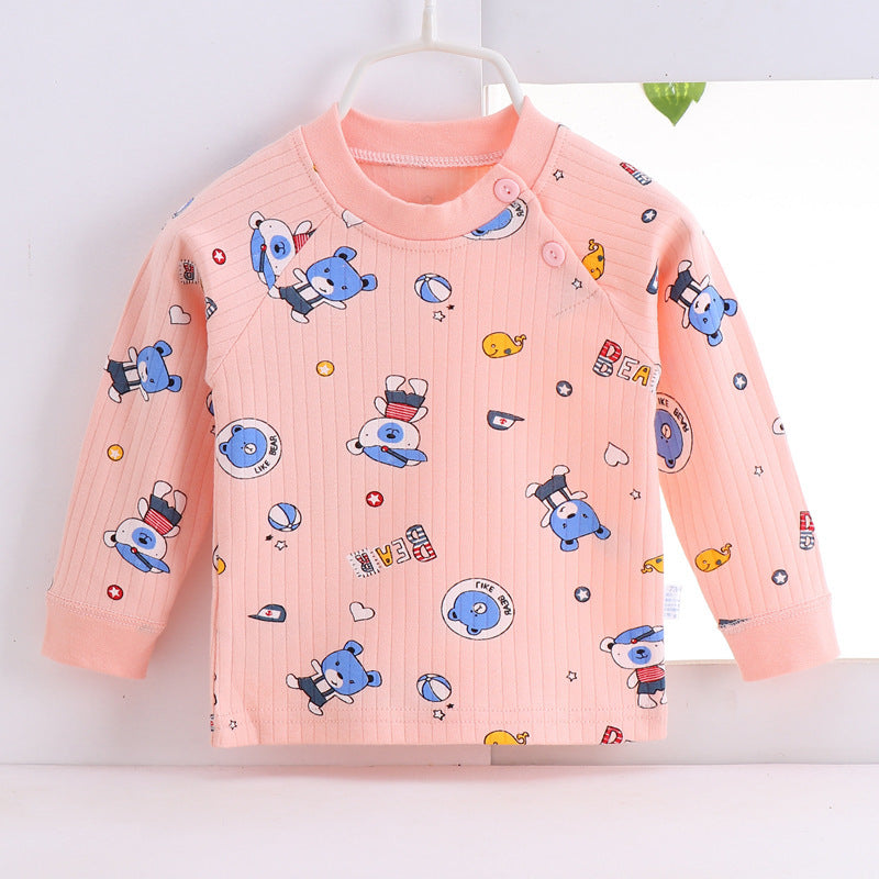 Autumn and Winter Clothes Boys and Girls Children's Home Underwear