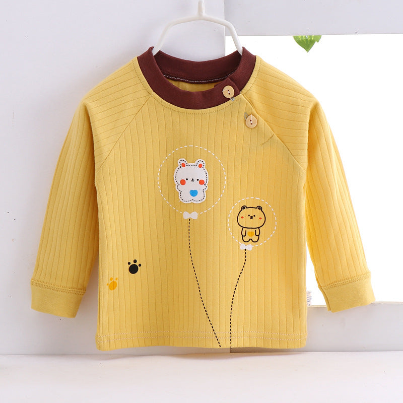Autumn and Winter Clothes Boys and Girls Children's Home Underwear