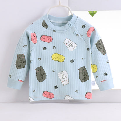 Autumn and Winter Clothes Boys and Girls Children's Home Underwear