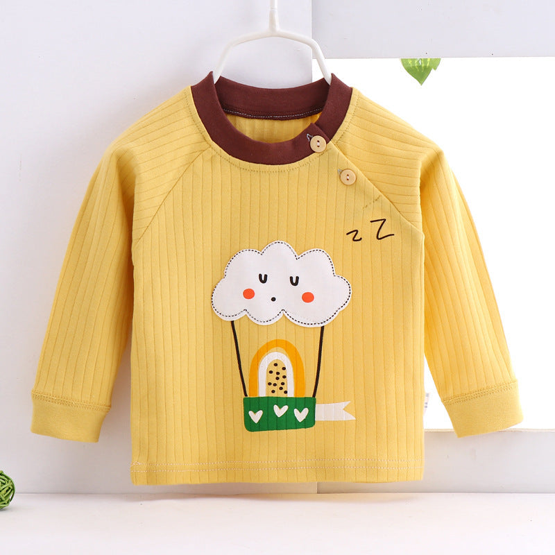 Autumn and Winter Clothes Boys and Girls Children's Home Underwear