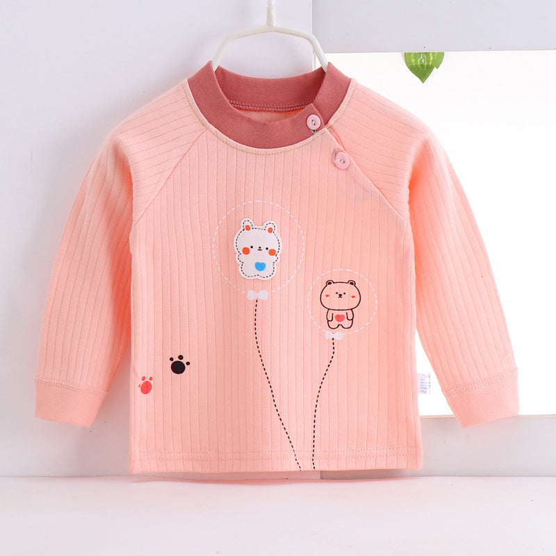Autumn and Winter Clothes Boys and Girls Children's Home Underwear