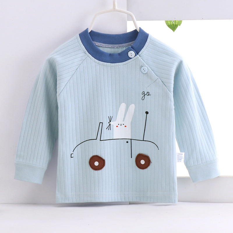 Autumn and Winter Clothes Boys and Girls Children's Home Underwear