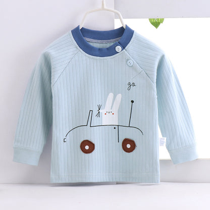 Autumn and Winter Clothes Boys and Girls Children's Home Underwear