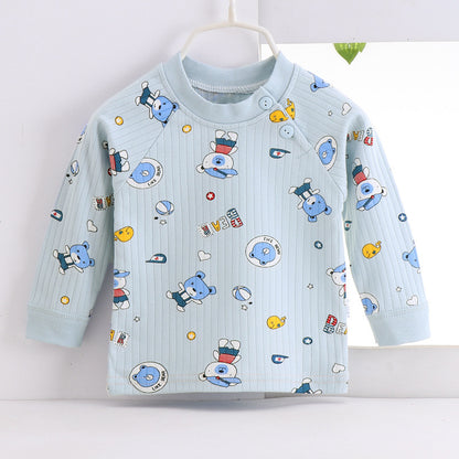 Autumn and Winter Clothes Boys and Girls Children's Home Underwear