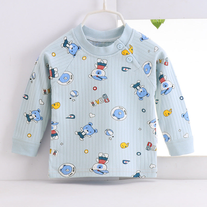 Autumn and Winter Clothes Boys and Girls Children's Home Underwear