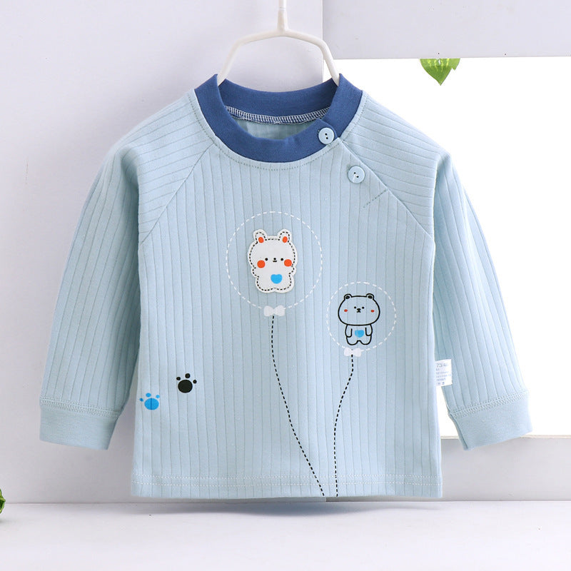 Autumn and Winter Clothes Boys and Girls Children's Home Underwear