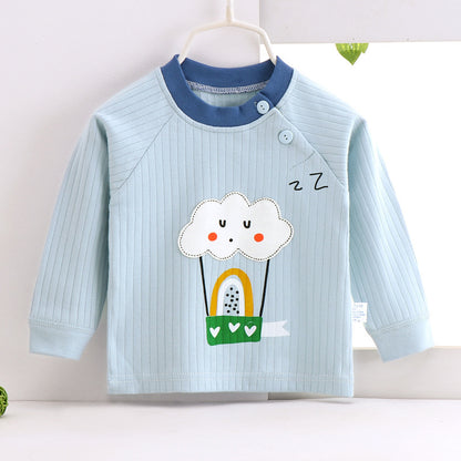 Autumn and Winter Clothes Boys and Girls Children's Home Underwear