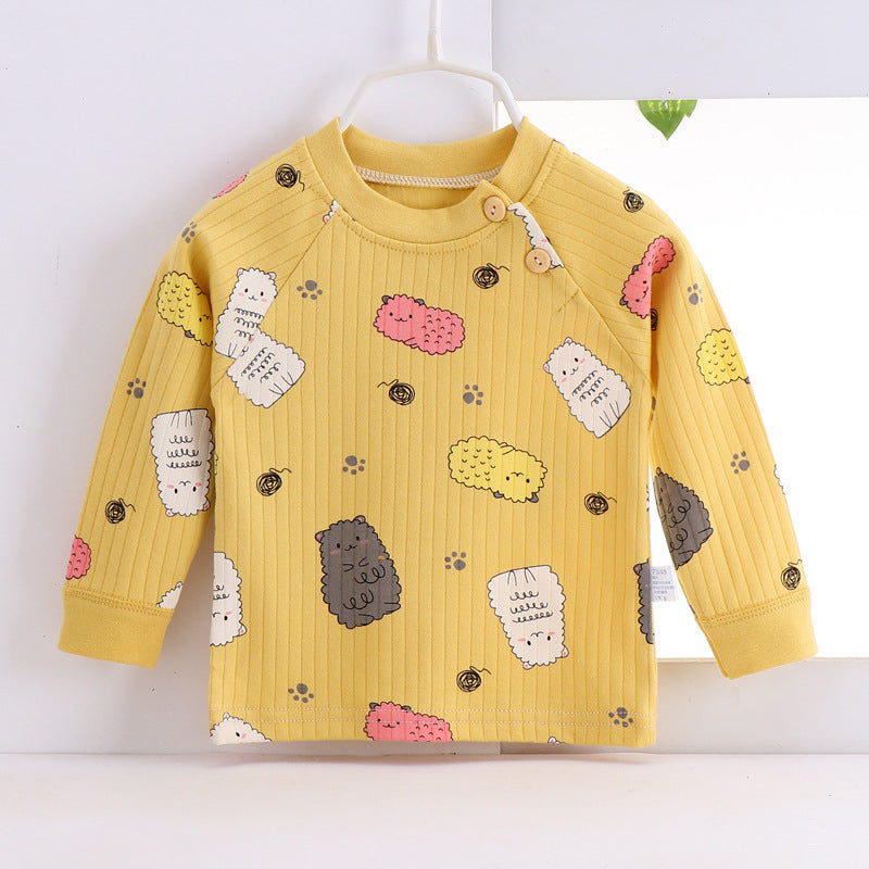 Autumn and Winter Clothes Boys and Girls Children's Home Underwear
