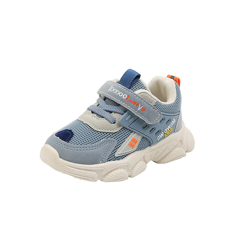 Breathable Mesh Baby Shoes Non-Slip Soft Sole Casual Boys And Girls Sports Shoes