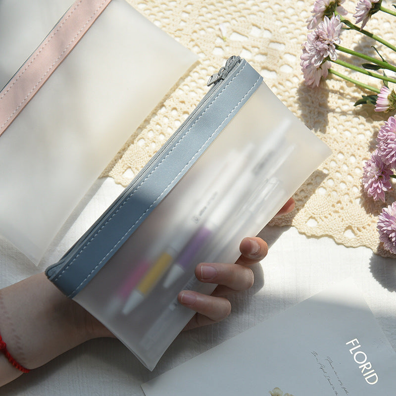 Junior High School Students High-Value Pencil Case Large-Capacity High School Birthday Stationery Bag