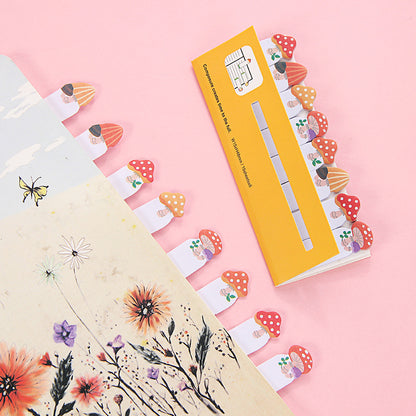 Korea Stationery Mini Cartoon Animals Sitting In Rows N Times Stickers Creative Memo Notes 7g