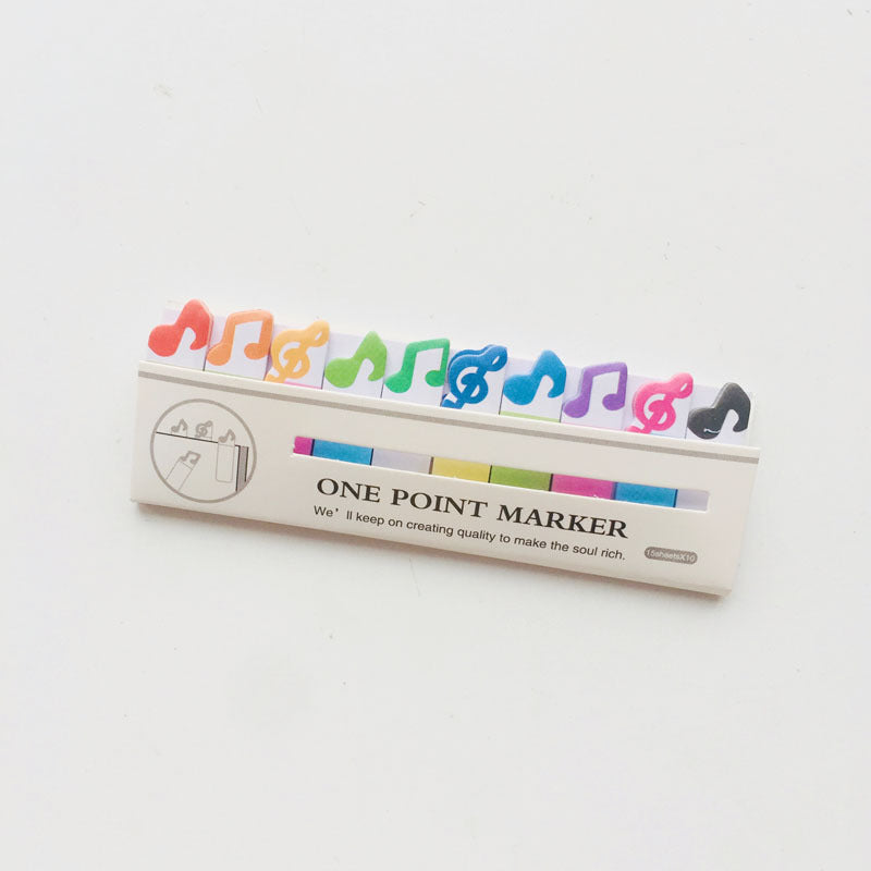 Korea Stationery Mini Cartoon Animals Sitting In Rows N Times Stickers Creative Memo Notes 7g