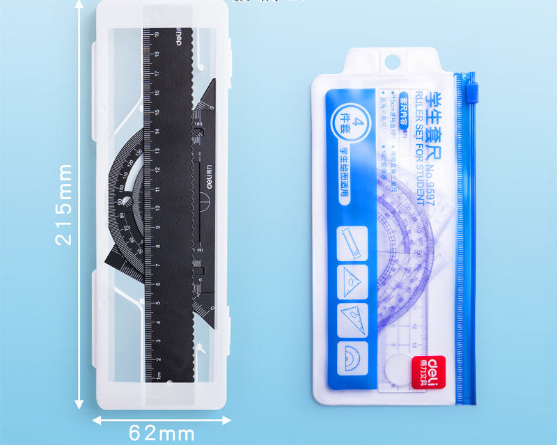 Ruler Set With Stationery For Elementary School Students