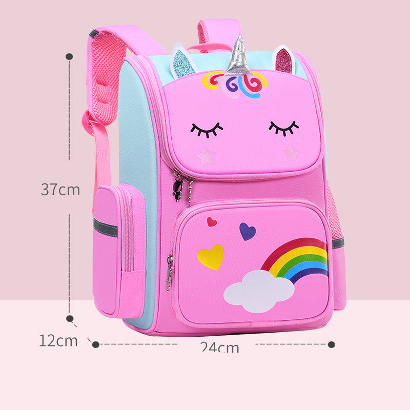 Childrens School Bags Primary School Students Grades 1 to 6 Printing (Available)