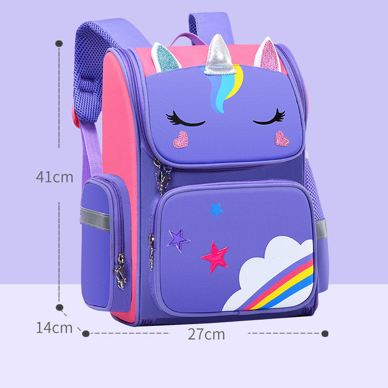 Childrens School Bags Primary School Students Grades 1 to 6 Printing (Available)