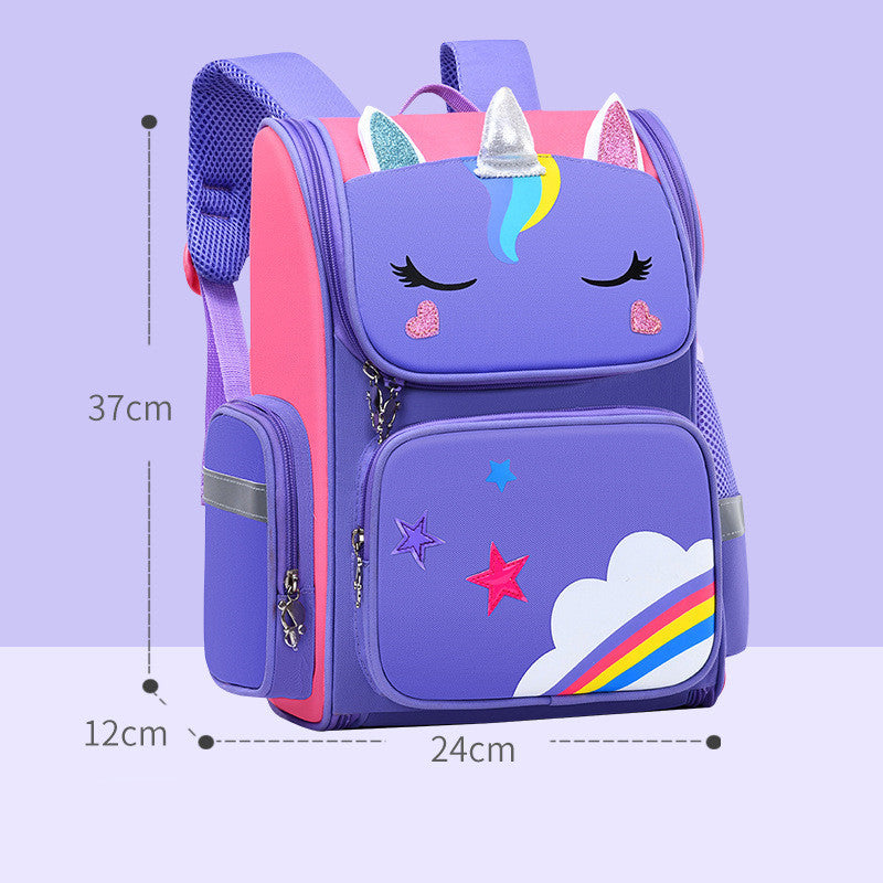 Childrens School Bags Primary School Students Grades 1 to 6 Printing (Available)