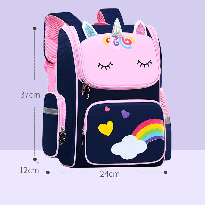 Childrens School Bags Primary School Students Grades 1 to 6 Printing (Available)