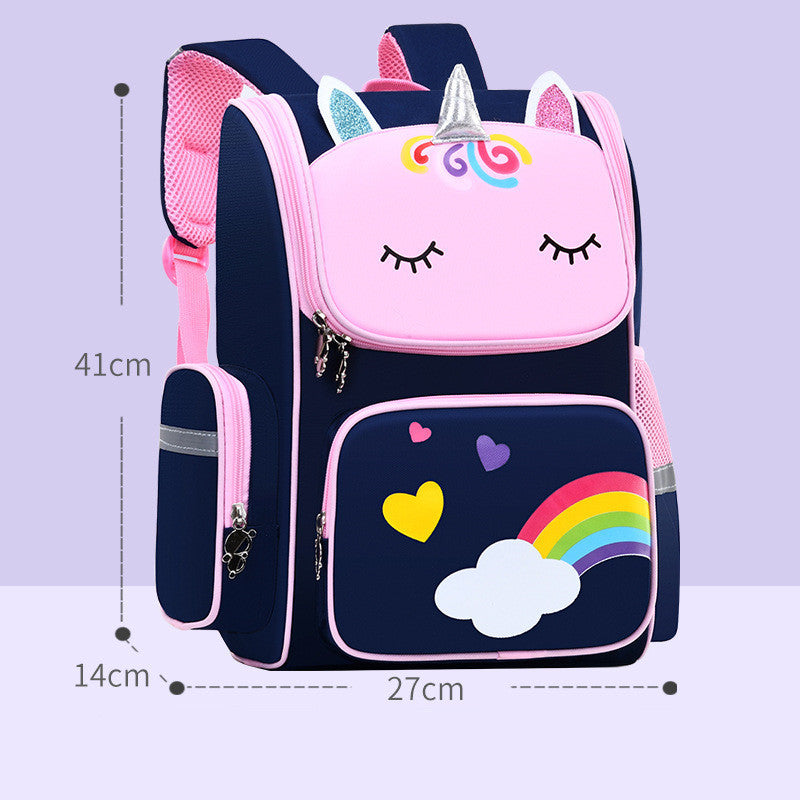 Childrens School Bags Primary School Students Grades 1 to 6 Printing (Available)