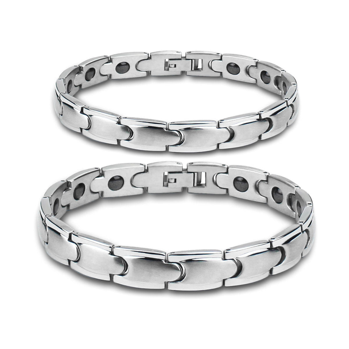 Magnet Bracelet Korean Fashion Titanium Steel Couple Bracelet ( Available )