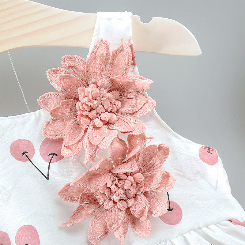 Girls Baby Cherry Dress[available]