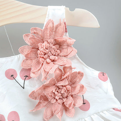Girls Baby Cherry Dress[available]