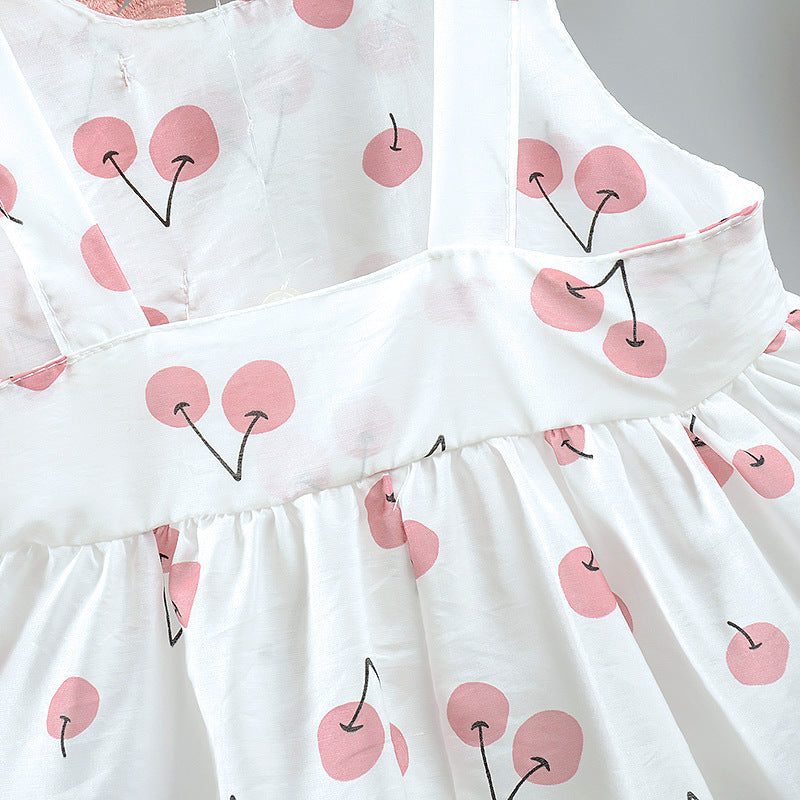 Girls Baby Cherry Dress[available]